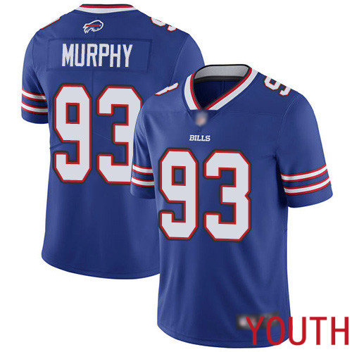 Youth Buffalo Bills #93 Trent Murphy Royal Blue Team Color Vapor Untouchable Limited Player NFL Jersey